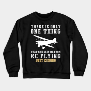 Taking Flight with Laughter - RC Plane Adventures! Crewneck Sweatshirt